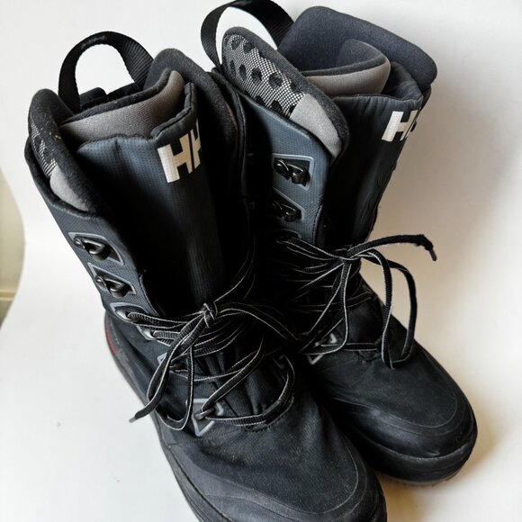 Mens Bivy IceFX T-Max Heat Waterproof Winter Boots - Black/Grey Size 8 - Picture 6 of 13